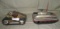 2 VTG. MARX TOYS TIN ARMY TANK TOYS - BATTERY, WIND UP - 2 TIMES MONEY
