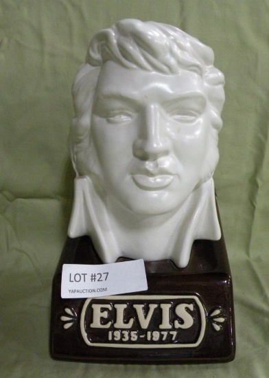 ELVIS PRESLEY HEAD BUST DECANTER - MCCORMICK DISTILLING