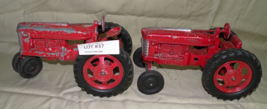 2 HUBLEY DIECAST TOY TRACTORS - 2 TIMES MONEY