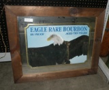 FRAMED EAGLE RARE BOURBON LIQUOR MIRROR - WILL NOT SHIP