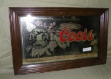 FRAMED COORS BEER MIRROR