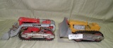 2 VTG. HUBLEY METAL TOY DOZERS - 2 TIMES MONEY