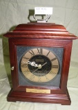 BULOVA BATTERY OPERATED MANTEL CLOCK W/BOX