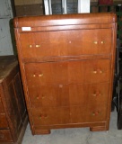 ANTIQUE CHEST OF DRAWERS ON CASTERS - WILL NOT SHIP