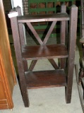 VINTAGE WOOD OFFICE/BOOKSHELF - WILL NOT SHIP