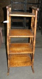 VINTAGE BAMBOO STORAGE STAND/SHELF - WILL NOT SHIP