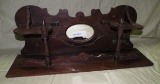 DECORATIVE ANTIUE DRESSER TOP PIECE W/MIRROR - WILL NOT SHIP