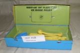 VTG. OHIO ART TIN BUSY BOY TOOL CHEST W/TOOLS