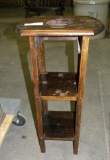 ANTIQUE SMOKERS STAND TABLE - WILL NOT SHIP
