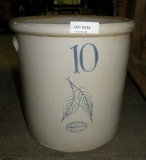 UNION STONEWARE CO. 10 GALLON CROCK - WILL NOT SHIP