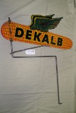 DEKALB SEEDS DOUBLE-SIDED WEATHER VANE SIGN