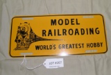 MODEL RAILROADING PLASTIC LICENSE PLATE