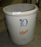 RED WING - UNION STONEWARE CO. - 10 GALLON CROCK - WILL NOT SHIP