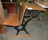 SEARS ROEBUCK CO. ANTIQUE SCHOOL DESK - WILL NOT SHIP
