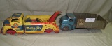 ASSORTED TIN TOY PARTS - WYANDOTTE, STRUCTO