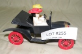 PLASTIC ANTIQUE CAR SALT/PEPPER SET