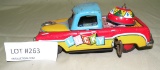 VINTAGE ATC TIN WINDUP TOY TRICK TRUCK - JAPAN