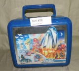 1987 ALLADIN BRAND G.I. JOE PLASTIC LUNCH PAIL W/THERMOS
