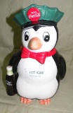 AUTHORIZED COCA-COLA COLLECTION PENGUIN COOKIE JAR