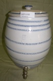 VINTAGE FIVE GALLON STONEWARE WATER DISPENSER CROCK - WILL NOT SHIP