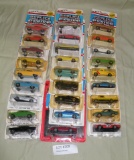 27 ERTL DIECAST METAL REPLICA SERIES 1/64 SCALE TOYS W/PACKAGES