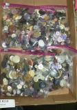 4 BAGS ASSORTED VINTAGE BUTTONS