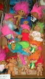 APPROX. 19 ASSORTED SMALLER TROLL DOLLS