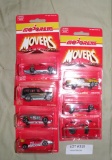 7 MAJORETTE MOVERS DIECAST METAL TOYS W/PACKAGES