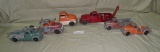 6 HUBLEY METAL TOY TRUCKS