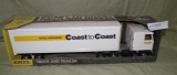 ERTL STEEL COAST TO COAST TRACTOR/TRAILER W/BOX
