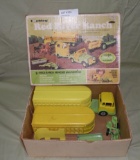 HUBLEY RED RIVER RANCH TOY SET W/BOX - INCOMPLETE