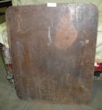 TIN COVERED TABLE TOP - WILL NOT SHIP