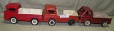 3 STRUCTO PRESSED METAL TOY TRUCKS