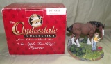 CLYDESDALE COLLECTION AN APPLE FOR KING FIGURINE W/BOX