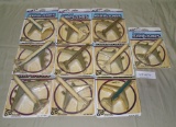 10 ERTL COMMERCIAL AIRPLANES SERIES TOYS W/PACKAGES