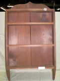 WOODEN DISPLAY SHELF - WILL NOT SHIP