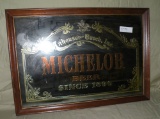 FRAMED MICHELOB BEER MIRROR