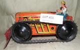 VTG. MARX TOYS TIN WINDUP BULLDOZER