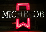 MICHELOB BEER NEON BAR LIGHT - WORKS - WILL NOT SHIP