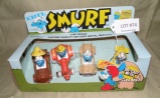 ERTL DIECAST METAL 1/64 SCALE SMURF TOY SET W/BOX