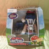 M/M RED WHITE BLUE MOTORCYCLE CANDY DISPENSER W/BOX