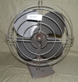 VTG. MONTGOMERY WARD METAL DESK FAN - WORKS