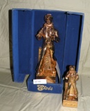 2 ELVIS PRESLEY GOLD MUSICAL DECANTERS - ONE W/BOX - 2 TIMES MONEY