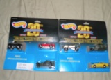 2 SETS HOT WHEELS 20TH ANNIVERSARY COLLECTOR SETS - 2 TIMES MONEY