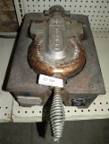 VTG. FS CARBON CO. ELECTRIC WAFFLE IRON W/CAST IRON BASE - WILL NOT SHIP