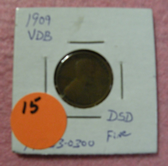 1909-VDB WHEAT PENNY