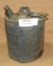VINTAGE GALVANIZED SMALL GAS CAN