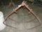PRIMITIVE METAL HAY BALE TROLLEY TONGS - WILL NOT SHIP
