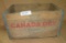CANADA DRY WOODEN SHIPPING CRATE