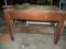 ANTIQUE MISSION OAK STYLE LIBRARY TABLE - WILL NOT SHIP